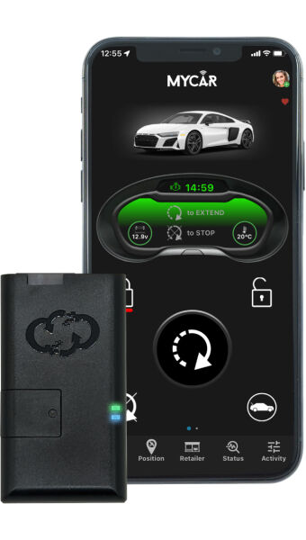 MYCAR2 SMARTPHONE TELEMATICS REMOTE STARTER ADD-ON MODULE